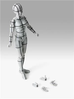 bandai-sh-figuarts-body-chan-sports-wire-frame-grey-color