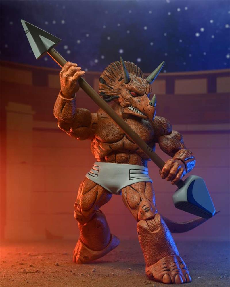 NECA - TMNT MIRAGE COMIC TRICERATON GALDIATO