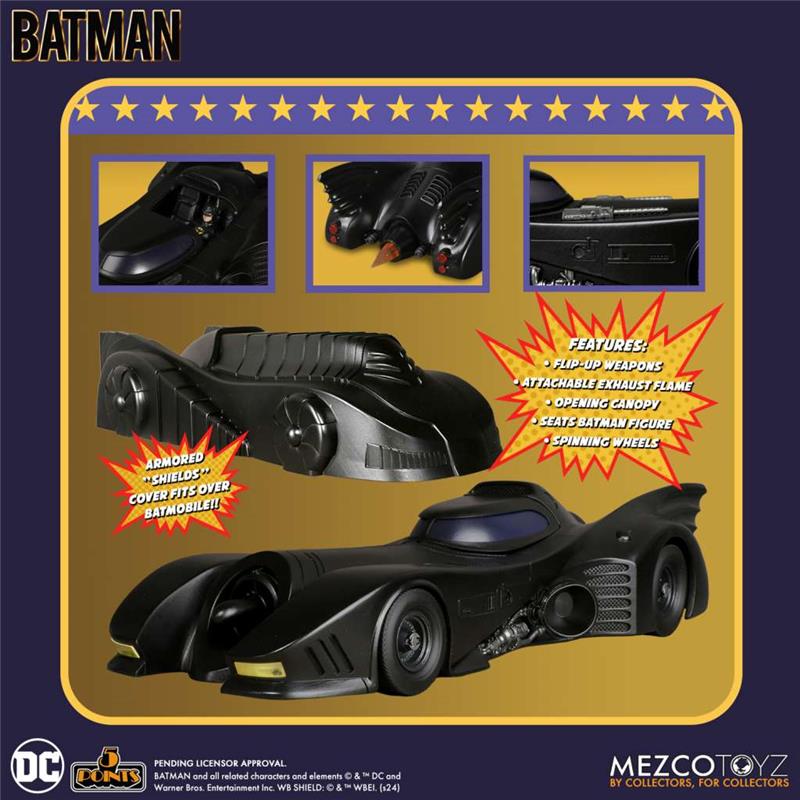 5 POINTS - 1989 BATMAN BATMOBILE