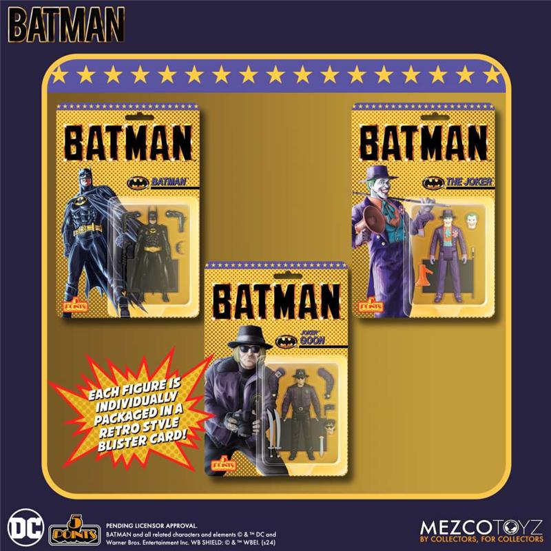 5 POINTS - 1989 BATMAN AF SET (3)