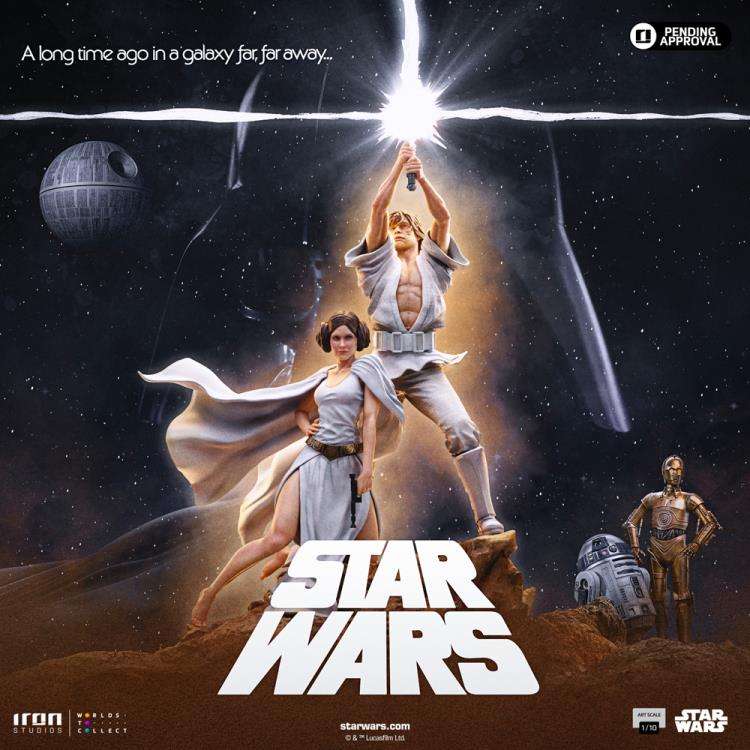 1/10 STAR WARS LUKE AND LEIA DLX