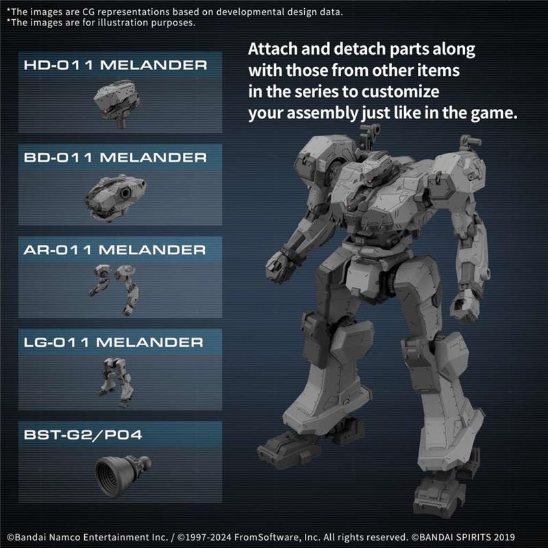 1/144 30MM ARMORED CORE VI FOR BALAM IND BD-011 MELANDER