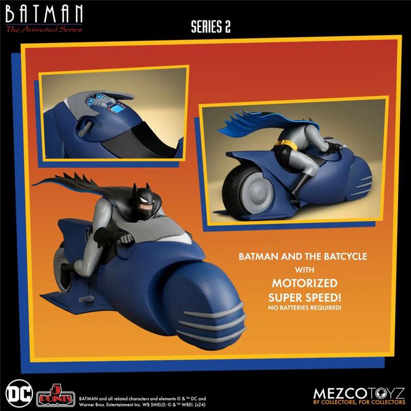 5 POINTS - BATMAN THE ANIMATED SSERIES 2 BATMAN & BATCYCLE FIG