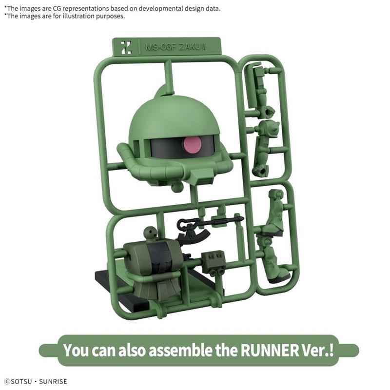 ZAKUPLA-KUN DX SET WITH RUNNER RECREATION PARTS
