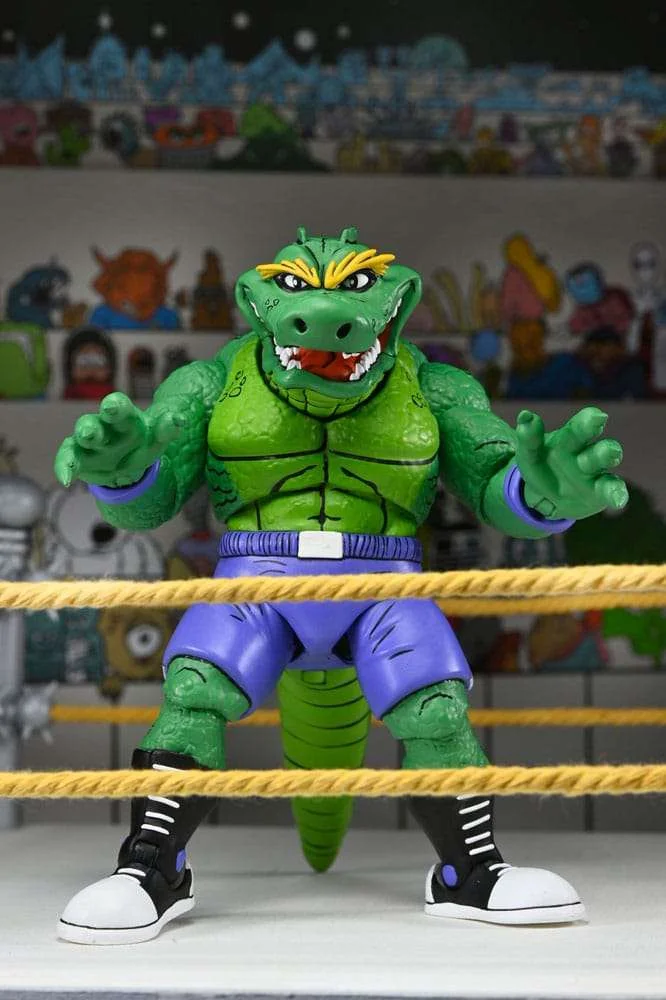NECA - TMNT ARCHIE COMICS STUMP WRESTLING LEATHERHEAD