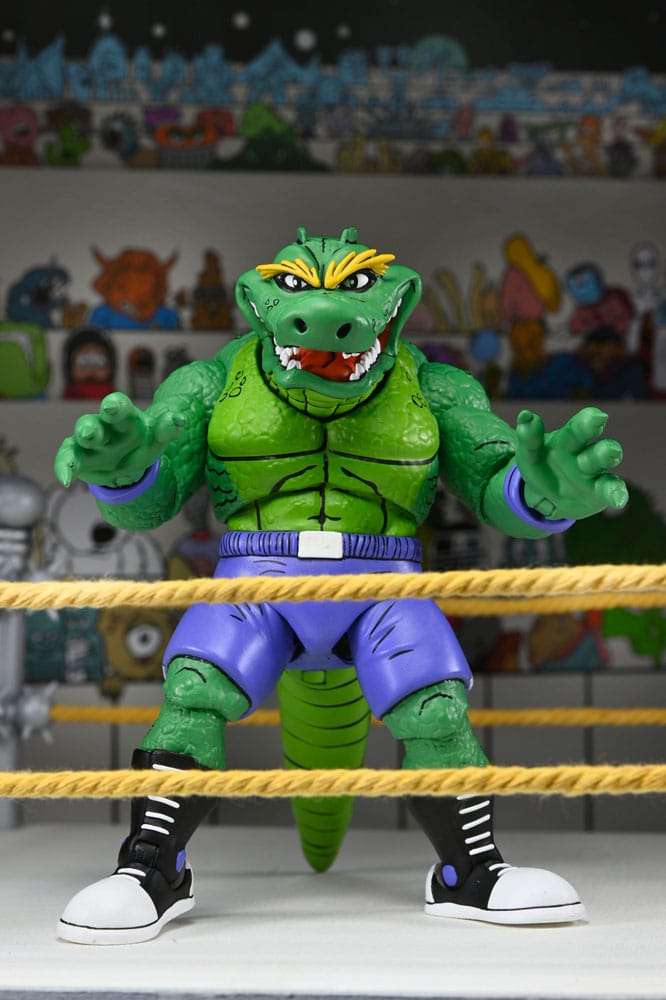 NECA - TMNT ARCHIE COMICS STUMP WRESTLING LEATHERHEAD
