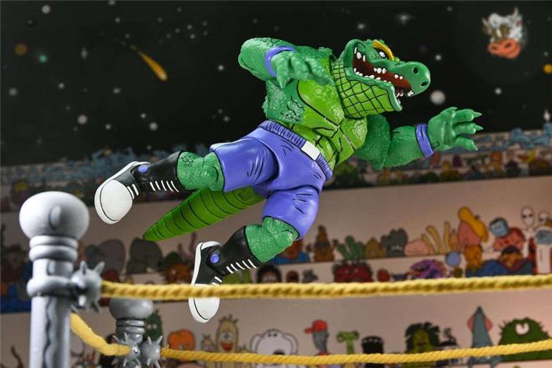 NECA - TMNT ARCHIE COMICS STUMP WRESTLING LEATHERHEAD
