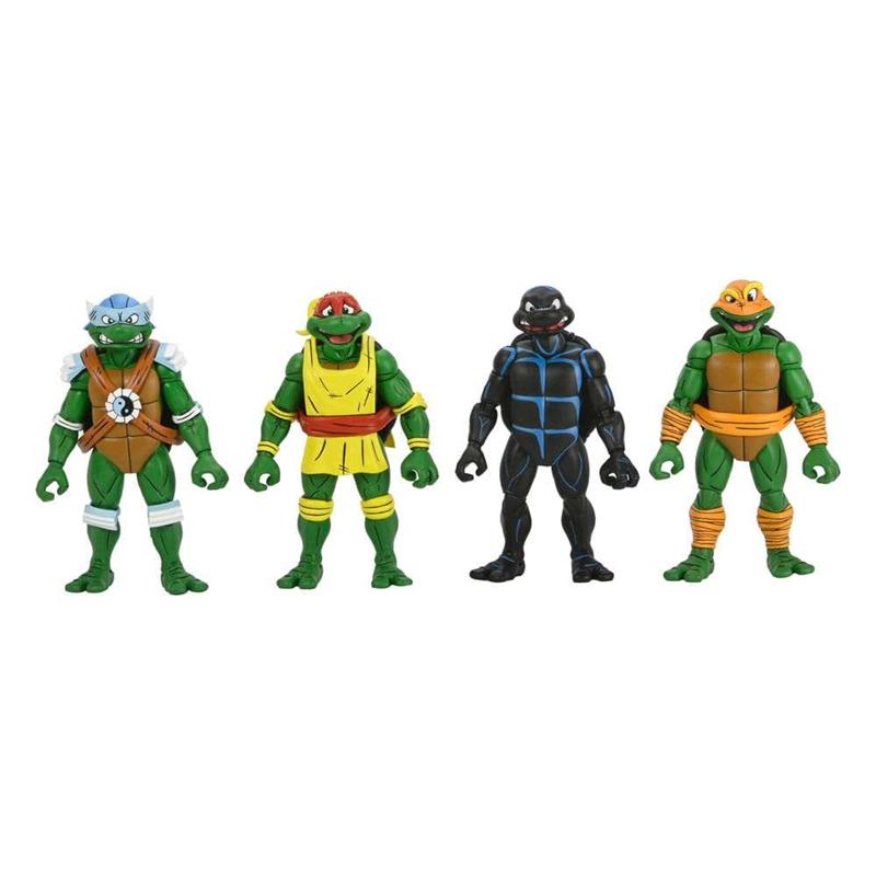 NECA - TMNT ARCHIE COMICS STUMP WRESTLING TURTLES AF 4-PK