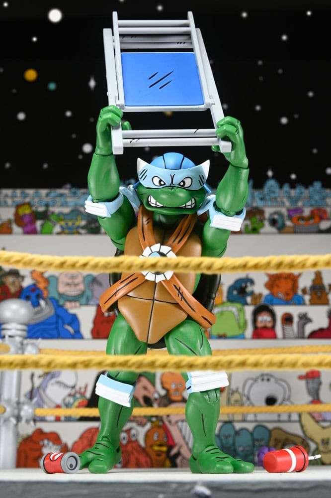 NECA - TMNT ARCHIE COMICS STUMP WRESTLING TURTLES AF 4-PK