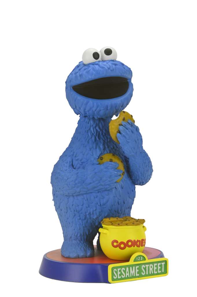 NECA - SESAME STREET COOKIE MONSTER HEADKNOCKER