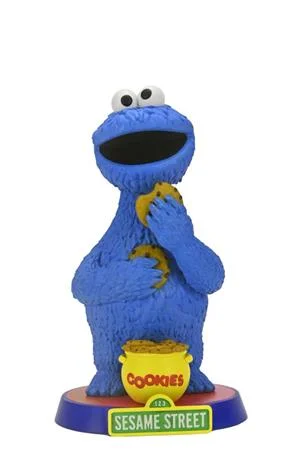 neca - sesame street cookie monster headknocker