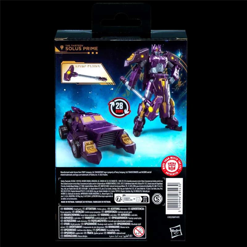 TRANSFORMERS AGE OF THE PRIMES SOLUS OPTMUS PRIME ACTION FIGURE