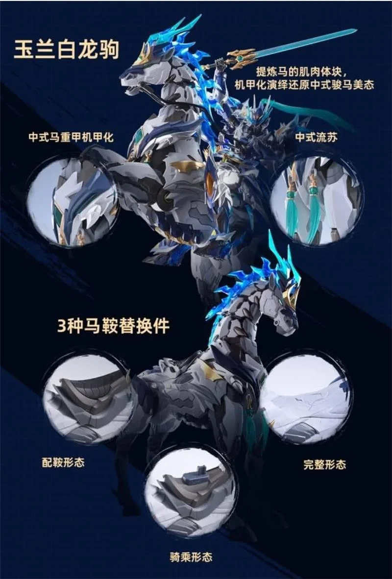 MNP-XH05X LEGEND OF STAR GENERAL - ZHAO YUN & YULAN BAILONGJU