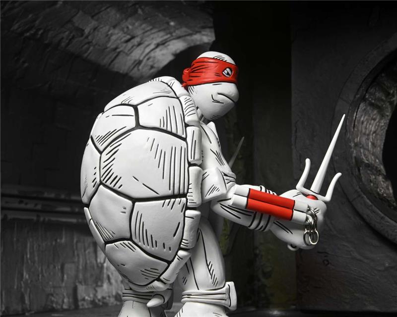 NECA - TMNT MIRAGE B&W FIRST TURTLES 2PACK
