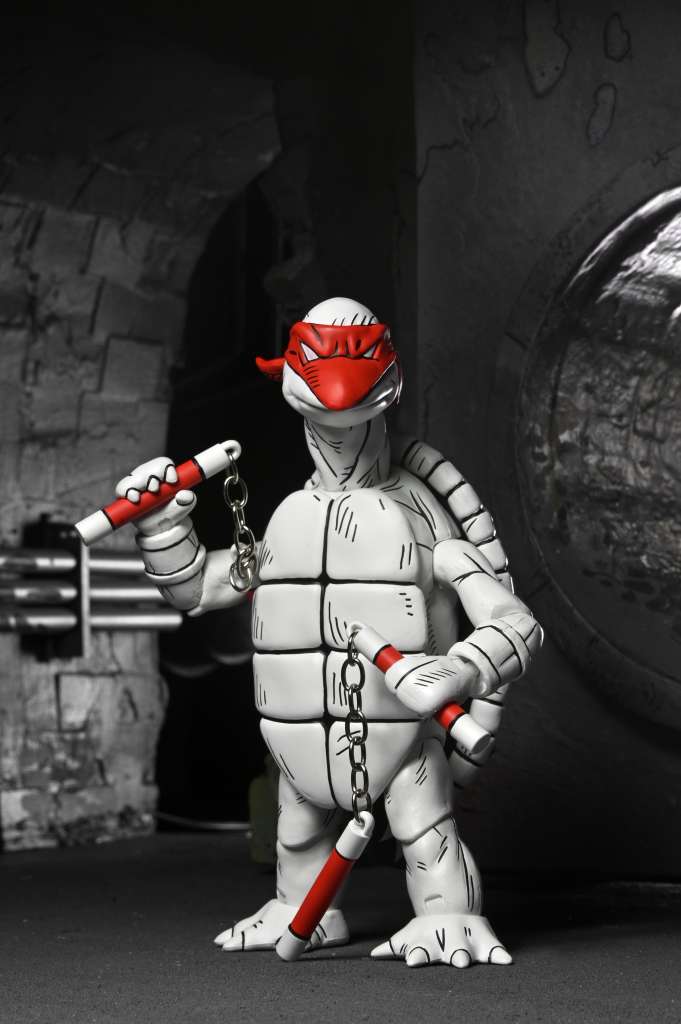 NECA - TMNT MIRAGE B&W FIRST TURTLES 2PACK