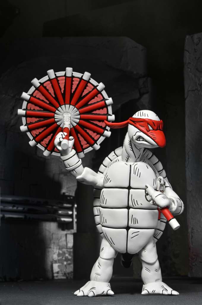 NECA - TMNT MIRAGE B&W FIRST TURTLES 2PACK
