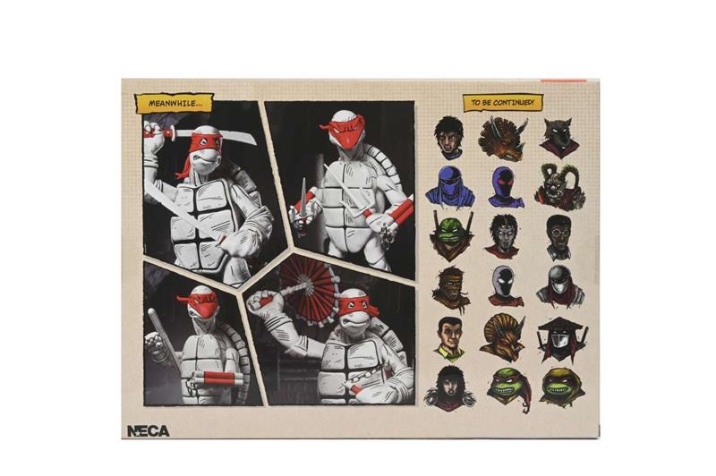 NECA - TMNT MIRAGE B&W FIRST TURTLES 2PACK