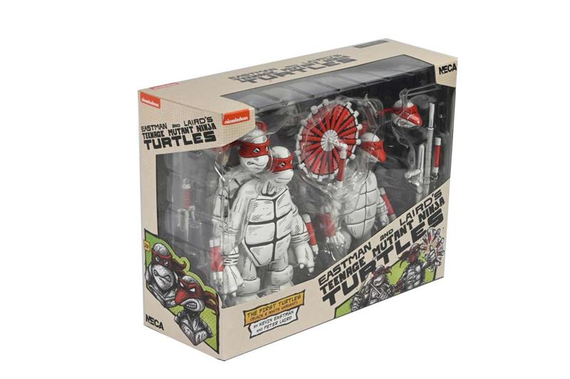 NECA - TMNT MIRAGE B&W FIRST TURTLES 2PACK