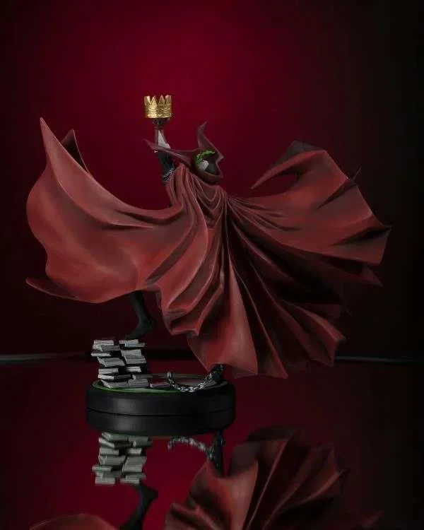 SPAWN 301 BLACK WHITE & RED ALL OVER SPAWN RESIN STATUE