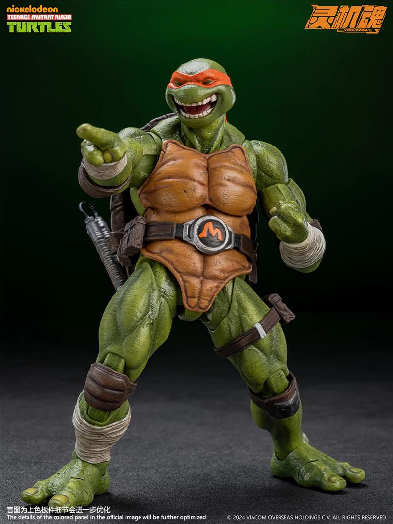 NINJA TURTLES SERIES ACTION FIGURE - MICHELANGELO