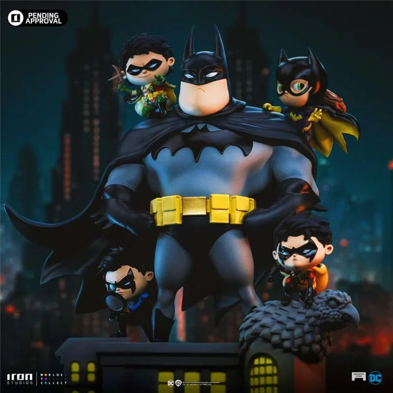 BATMAN FAMILY ANIMATED ICONS STATUE