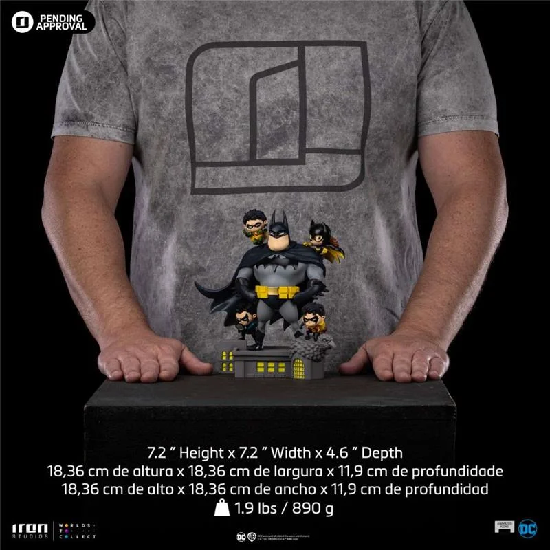 BATMAN FAMILY ANIMATED ICONS STATUE