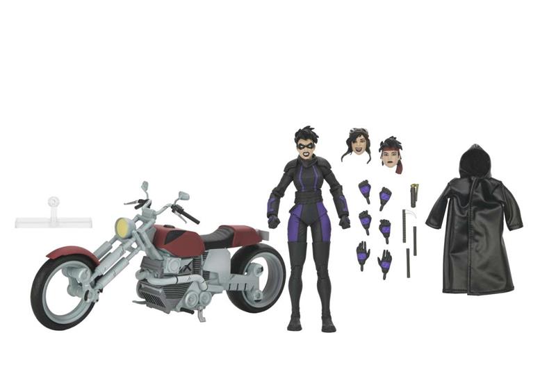 NECA - TMNT LAST RONIN CASEY MARIE WITH MOTORCYCLE