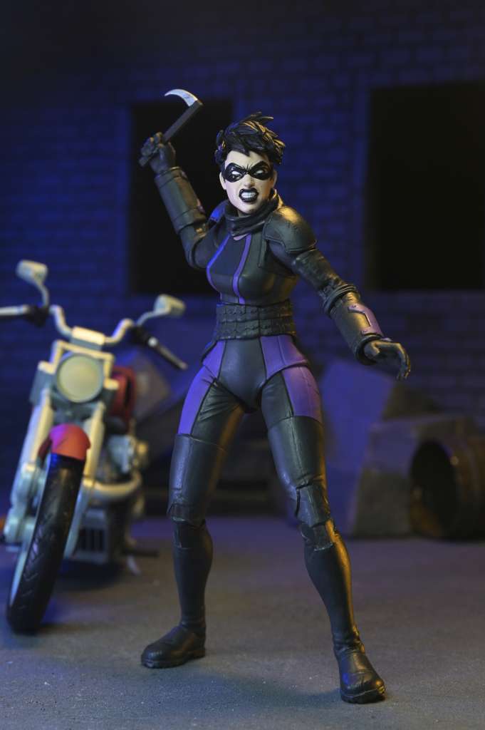 NECA - TMNT LAST RONIN CASEY MARIE WITH MOTORCYCLE