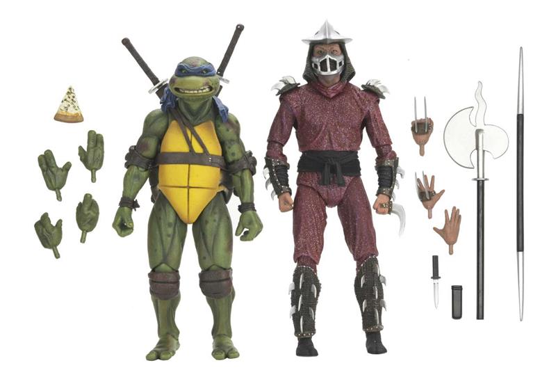 NECA - TMNT 1990 ROOF TOP BATTLE SHREDDER VS LEO 2-PACK
