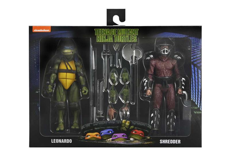 NECA - TMNT 1990 ROOF TOP BATTLE SHREDDER VS LEO 2-PACK