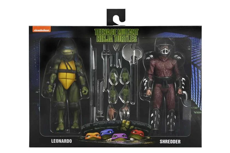 NECA - TMNT 1990 ROOF TOP BATTLE SHREDDER VS LEO 2-PACK