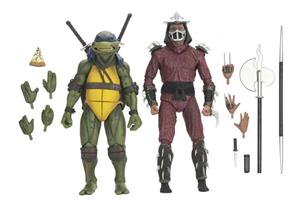 neca-tmnt-1990-roof-top-battle-shredder-vs-leo-2-pack