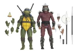 neca-tmnt-1990-roof-top-battle-shredder-vs-leo-2-pack