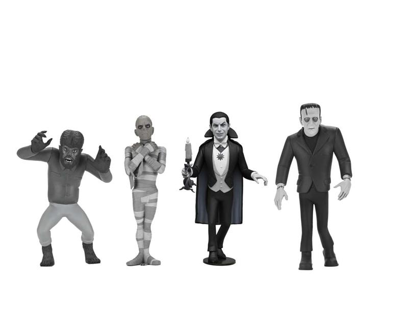 NECA - TOONY TERRORS S.10 SILVER SCREEN AF SET (4)