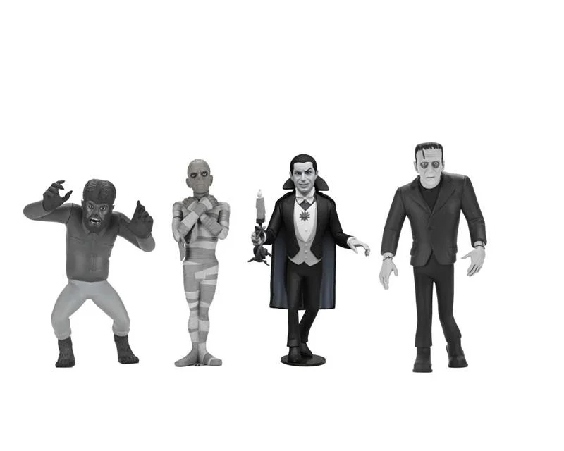 NECA - TOONY TERRORS S.10 SILVER SCREEN AF SET (4)