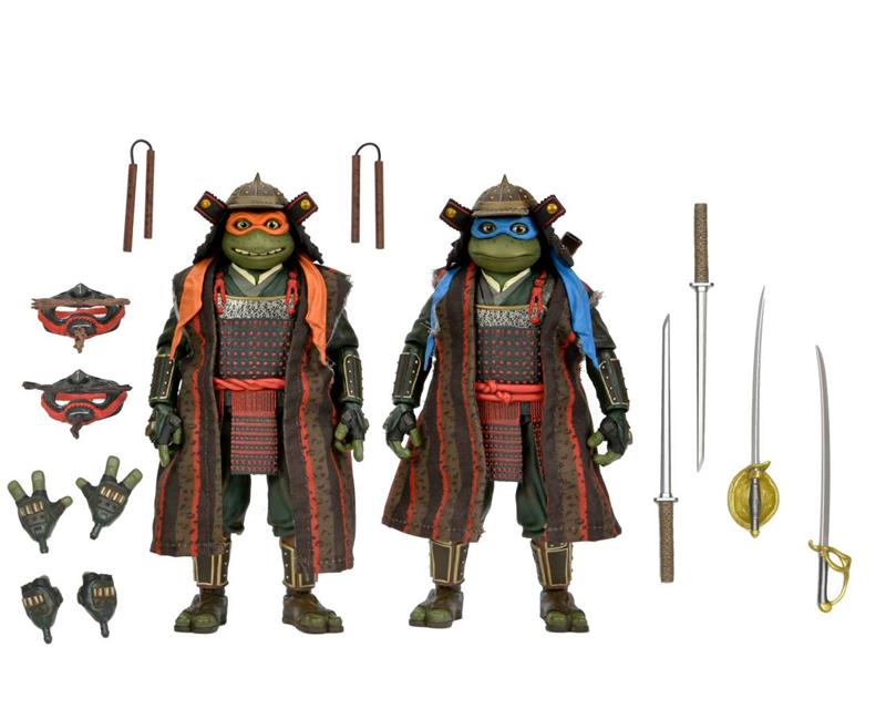 NECA - TMNT MOVIE 3 LEO & MICHELANGEL 2-PACK