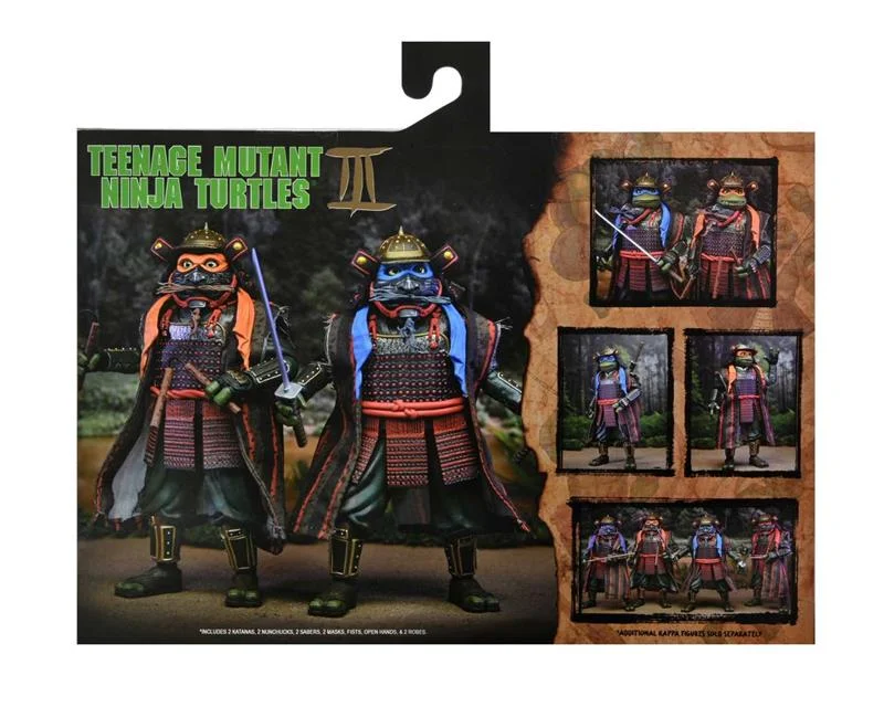 NECA - TMNT MOVIE 3 LEO & MICHELANGEL 2-PACK