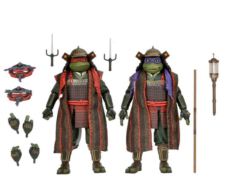 NECA - TMNT MOVIE3 DONATELLO & RAPHAEL 2PACK