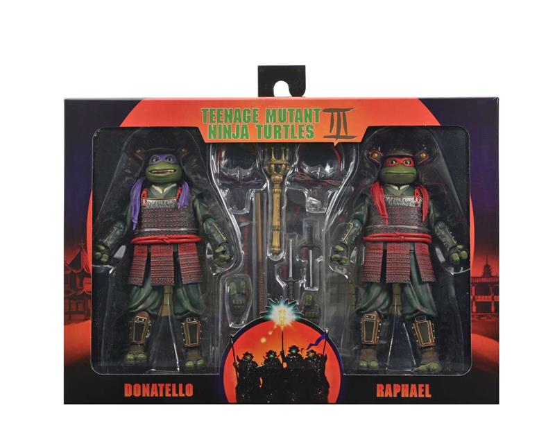 NECA - TMNT MOVIE3 DONATELLO & RAPHAEL 2PACK