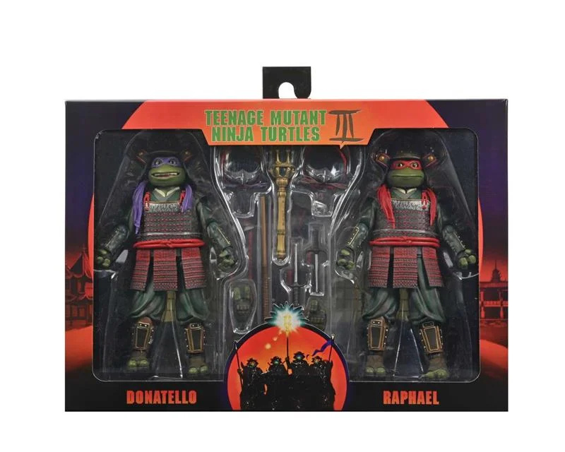 NECA - TMNT MOVIE3 DONATELLO & RAPHAEL 2PACK