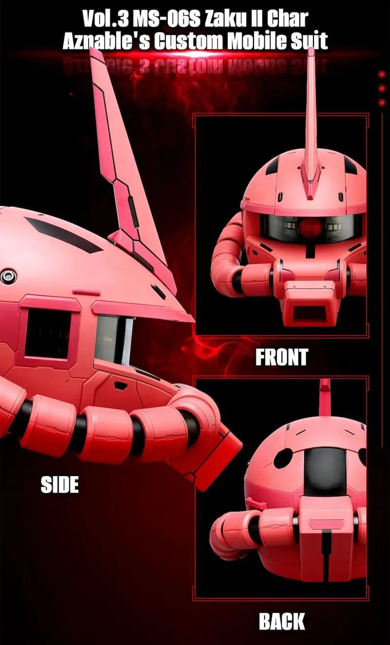 BN-HEAD COLLECTION VOL3 MS-06S ZAKU II