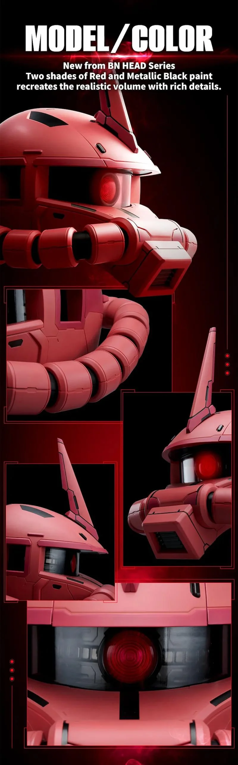 BN-HEAD COLLECTION VOL3 MS-06S ZAKU II