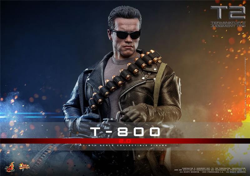 1/6 HOT TOYS - TERMINATOR 2: JUDGMENT DAY T-800 (2.0)
