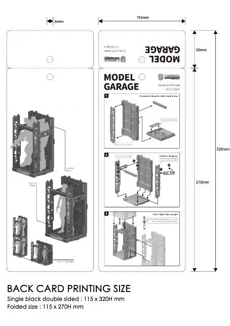 MODEL GARAGE X 1/144 X 1/12