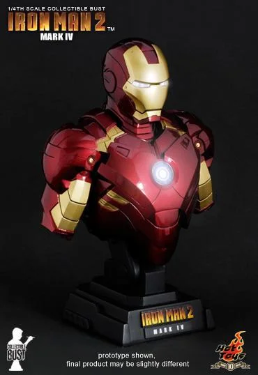 1/4 HOT TOYS - IRON MAN 2: MARK IV BUST