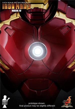 1/4 HOT TOYS - IRON MAN 2: MARK IV BUST