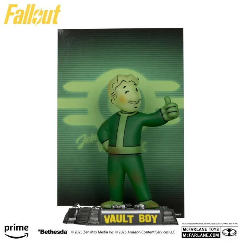 MOVIE MANIACS FALLOUT TV VAULT BOY (GLOW IN THE DARK) FIGURE