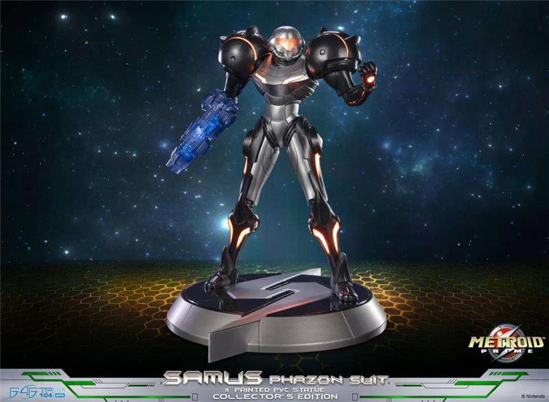METROID PRIME SAMUS PHAZON SUIT COLLECTOR ED STATUE