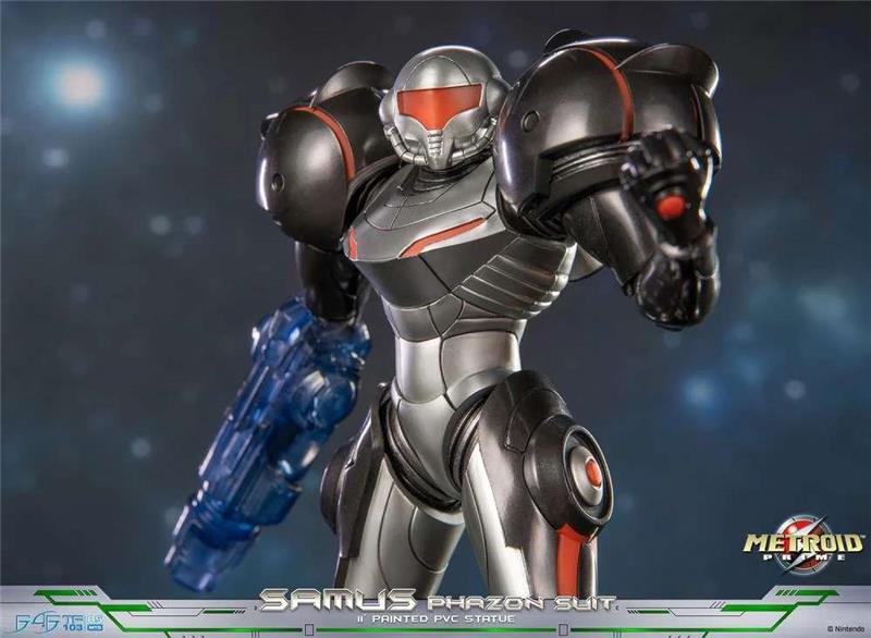 METROID PRIME SAMUS PHAZON SUIT STATUE