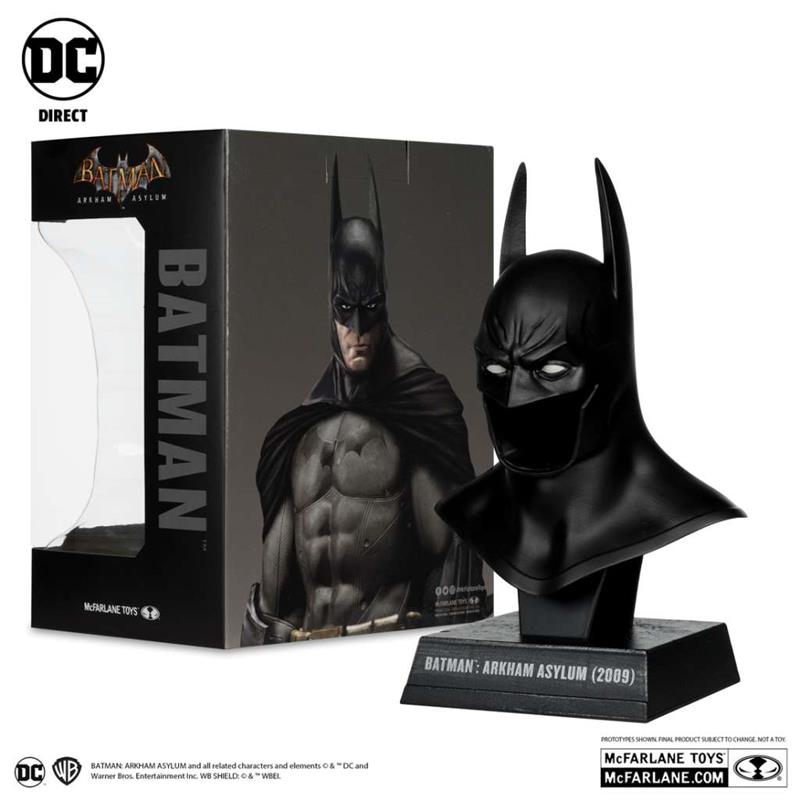 DC DIRECT BATMAN 1:3 COWL PROP REPLICA ARKHAM ASYLUM